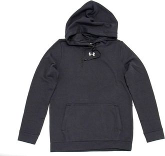 Under Armour Womens Hustle Fleece Hoodie In Black