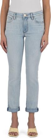 Kut from the Kloth Catherine Mid Rise Boyfriend Jeans in Clear at Nordstrom, Size 0