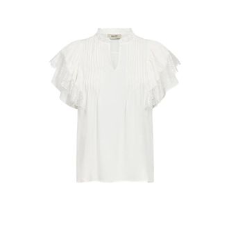 Mos Mosh MOS Mosh, Dames, Blouses & Shirts, Wit, Maat: M