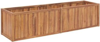 vidaXL Garden Raised Bed 200x50x50 cm Solid Teak Wood Vidaxl