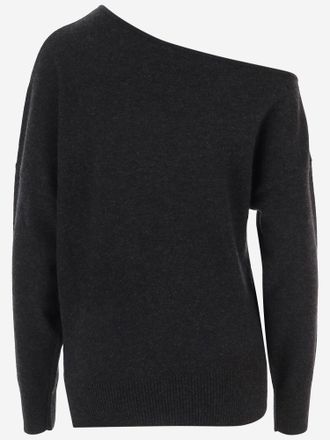 arch4 One-Shoulder Cashmere Sweater - Gray