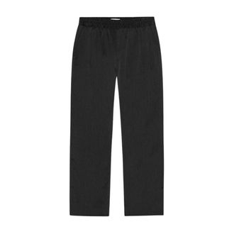 Les Deux Straight Trousers, male, Black, Size: L Houston Pliss&eacute; Trousers