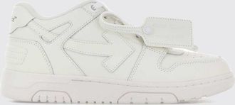 Off-white Out Of Office Calf Leather Sneakers with Signature Zip Tie Tag
