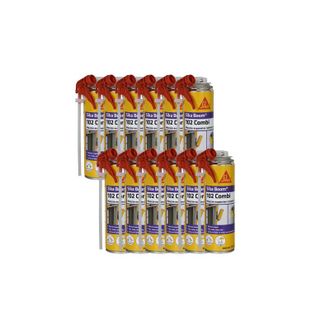 Sika Sika - Paquete De 12 Expansores De Espuma De Poliuretano Boom 102 Combi - 500ml