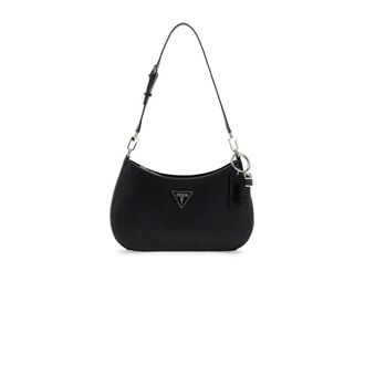 Guess Shoulder Bags, female, Black, Size: ONE SIZE Noelle II Top Zip Shoulder Bag