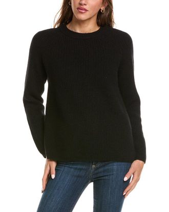 The Cashmere Project The Cashmere Project Shaker Crewneck Cashmere Sweater
