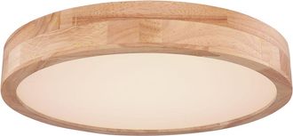 Globo Lighting Plaf&oacute;n - Rainer - Natural - Metal - &Oslash; 40cm - Led - - Globo