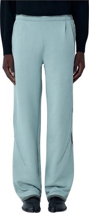 Kiko Kostadinov Vig K-Dart Pants - Heren - Wijde Broeken - Groen - L - Wol - Broeken