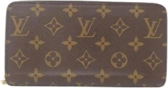 Louis Vuitton Pre-owned Wallets, female, Brown, Size: ONE SIZE Pre-owned Canvas Wallet