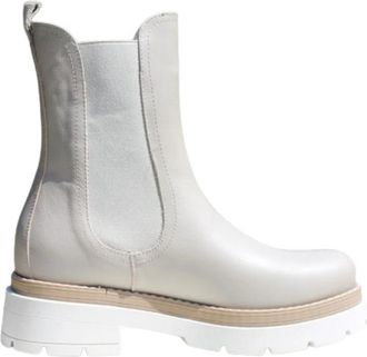 Nero Giardini Laarzen - Dames - Chelseaboots - Beige - 39 EU - Leer - Schoenen
