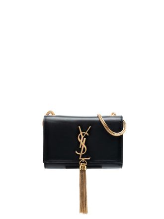 Saint Laurent 2013-2025 Small Leather Monogram Kate Tassel crossbody bag - Black