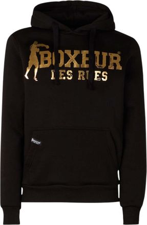 Boxeur Des Rues Kapuzenpullover BOXEUR DES RUES BOXEUR DES RUES Kapuzenpullover Hoodie Sweatshirt, Herren, Gr. XL, schwarz, Obermaterial: 70% Baumwolle CO. 30% Polyes