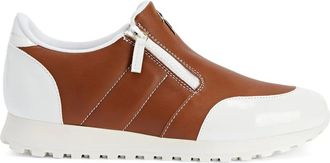 Giuseppe Zanotti Sneakers Ilde Run con doppia zip - Marrone