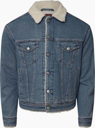 Replay Womens Womens Denim Jacket - Blue - Size: 10/8