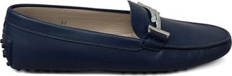 Tod's leather loafers - Blu