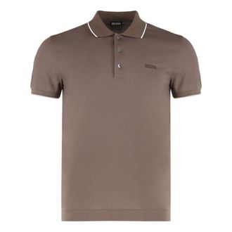 Ermenegildo Zegna Hombre, Camisetas, Marrón, Talla: 3XL