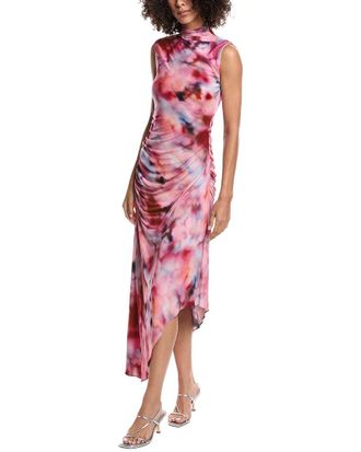AMUR Kai Printed Jersey Maxi Dress
