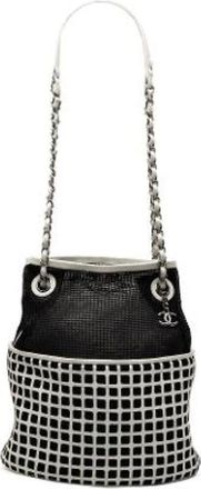 Chanel Pre-owned Bucket Bags, female, Multicolor, Size: ONE SIZE Pre-owned Mesh Bucket Bag