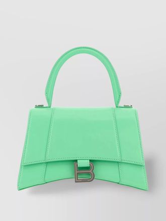 Balenciaga hourglass small leather shoulder bag