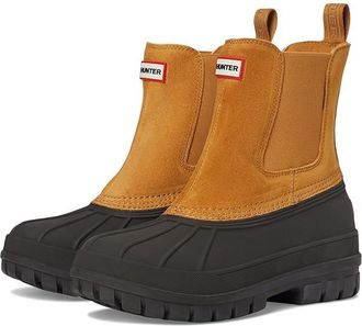 Hunter Sutton Womens Rain Boots Medium Brown Suede : 11 M, Rubber