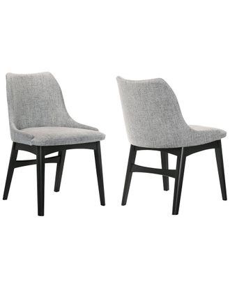 Armen Living Azaleawood Dining Side Chairs, Set Of 2