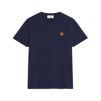 Maison Kitsun&eacute; T-Shirts, female, Blue, Size: XS T-shirt