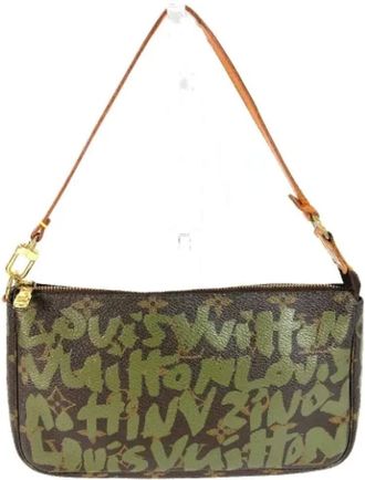 Louis Vuitton Pre-owned Handbags, female, Green, Size: ONE SIZE Pre-owned Fabric louis-vuitton-bags
