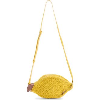Chlo&eacute; Tropicus Knit Shoulder Bag in Radiant Yellow at Nordstrom
