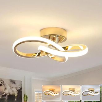 OEM L&aacute;mpara De Techo Led, L&aacute;mpara De Ara&ntilde;a Led De Bajo Consumo, L&aacute;mpara De Techo Moderna, Luz De Camino Led De Dise&ntilde;o, 3 Temperaturas De Color (3000k-6000