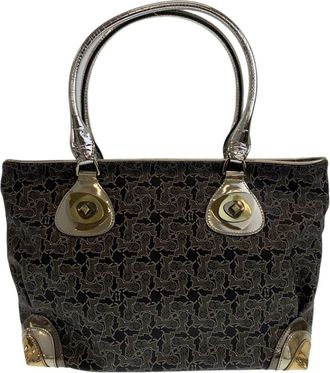 Celine Celine Vintage Salky Carriage Tote Shoulder Bag (Authentic Pre-Loved)