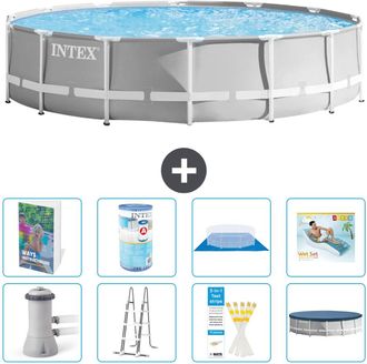 Intex Piscina Prism Frame Redonda - 427x107 Cm - 9-piezas S635