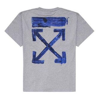 Off-white Blue Arrows Oversized Short-Sleeved OMAA038F191850100730