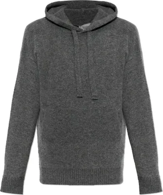 Laneus Truien & Vesten, Heren, Grijs, L, Polyester, Cashmere Hoodie