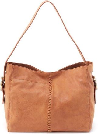 Hobo Render Leather Shoulder Bag in Whiskey at Nordstrom