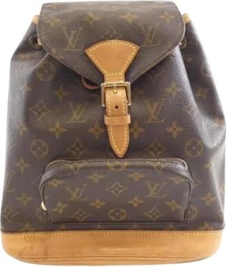 Louis Vuitton Pre-owned Backpacks, female, Brown, Size: ONE SIZE Pre-owned Vintage Monogram Backpack