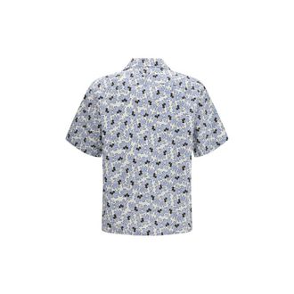 Prada Mens Multicolor Cotton Pattern Shirt