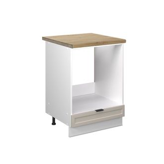 Vicco Armario Para Horno Empotrado Fame-line, Grisbeige, 60 Cm, Et Roble