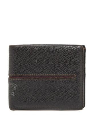 Tod's leather bi-fold wallet - men - Leather/Leather - One Size - Brown