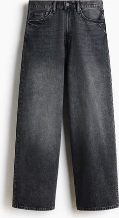 H&M Wide Jeans - Grau