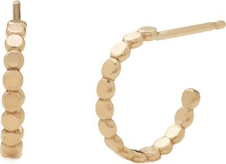 Made by Mary Poppy Hoop Earrings in Gold Filled 15Mm at Nordstrom