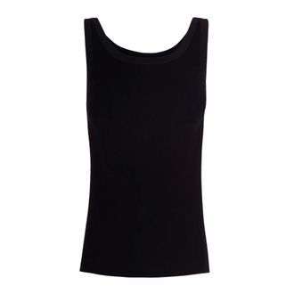 Elisabetta Franchi Tops, Dames, Zwart, XS, Sleeveless Tops