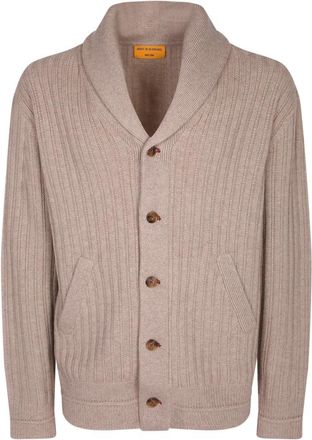 Guest In Residence Cashmere Cardigan - Heren - Vesten - Beige - M - Kasjmier - Truien & Vesten