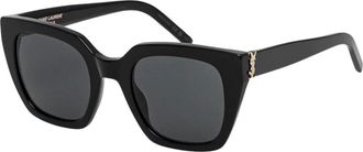 Saint Laurent M143 Zonnebril - Dames - Accessoires - Zwart - Maat: 51 MM