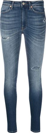 Dondup Iris high-rise skinny jeans - women - Cotton/Lyocell/Cotton/Polyester/Elastane/Polyester - 30 - Blue