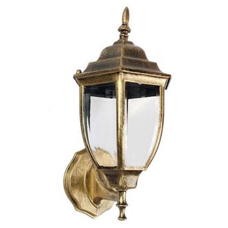 Trade Shop Trade Shop Traesio - Trade Shop - Lanterna Giardino Antica Lampada Parete Applique Esterno Muro Retr&ograve; Es09 Bronzo