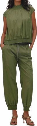 Rabens Saloner Domino Papery Angle Seam Pants In Shadow