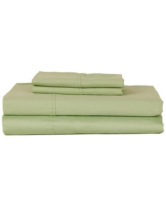 Castle Hill London 310Tc Solid Sateen 4Pc Sheet Set