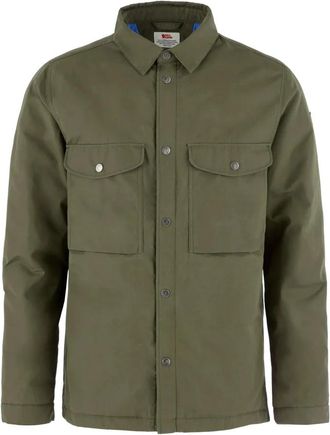 Fj&auml;llr&auml;ven &Ouml;vik Down Shirt Jacket - Heren - Zomerjassen - Groen - L - Jassen
