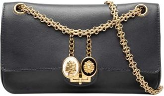Chanel Pre-owned Vintage Double Flap Shoulder Bag - Dames - Vintage Schoudertas - Blauw - ONE Size - Leer - Vintage