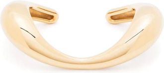 Charlotte Chesnais Charlotte Chesnais, Accessoires, Dames, Geel, M, Leer, Lips Bracelet